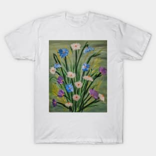 Some wild abstract mixed wild flowers T-Shirt